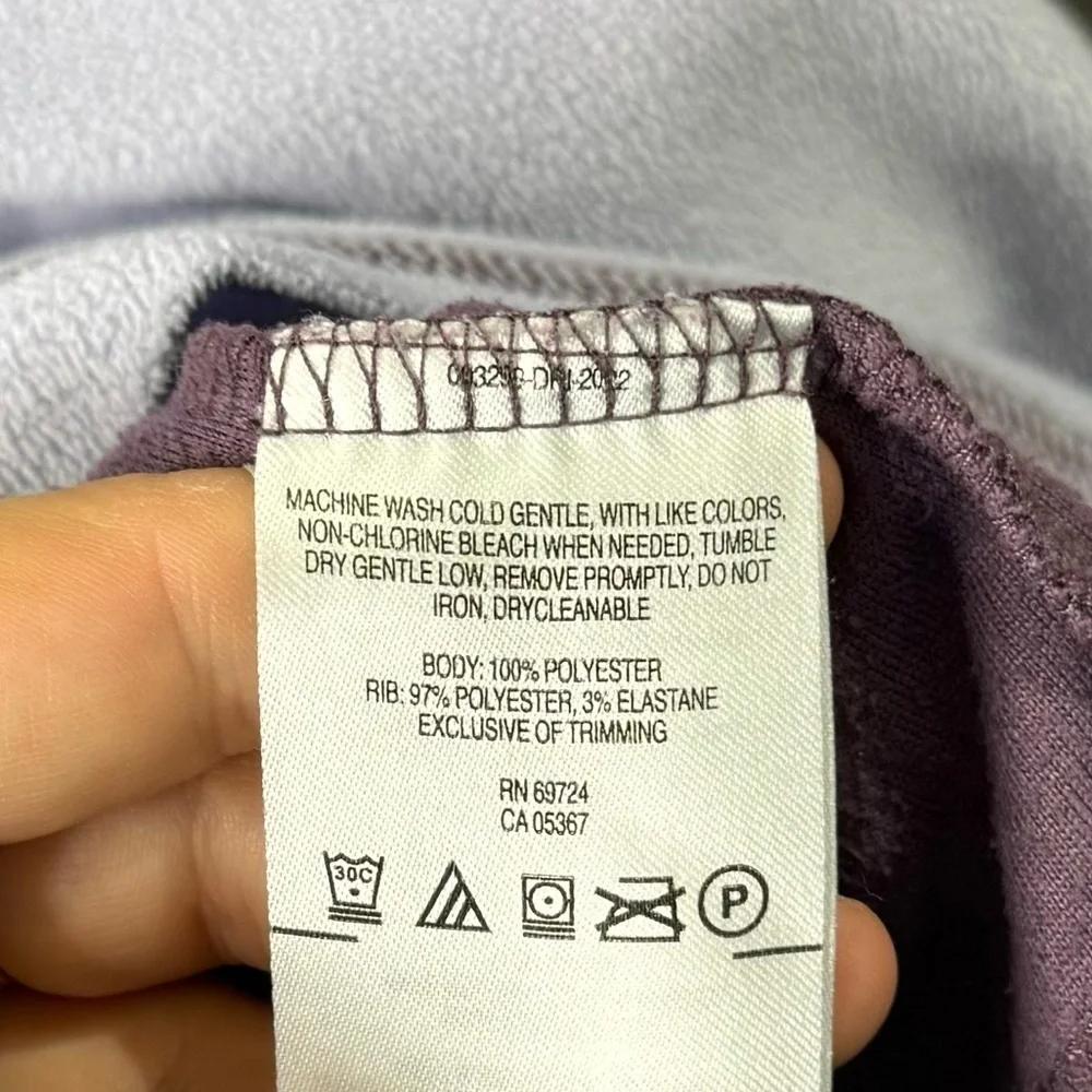 Columbia | Women’s Quarter Zip Purple Colorblock Lightweight Sweater Size Medium